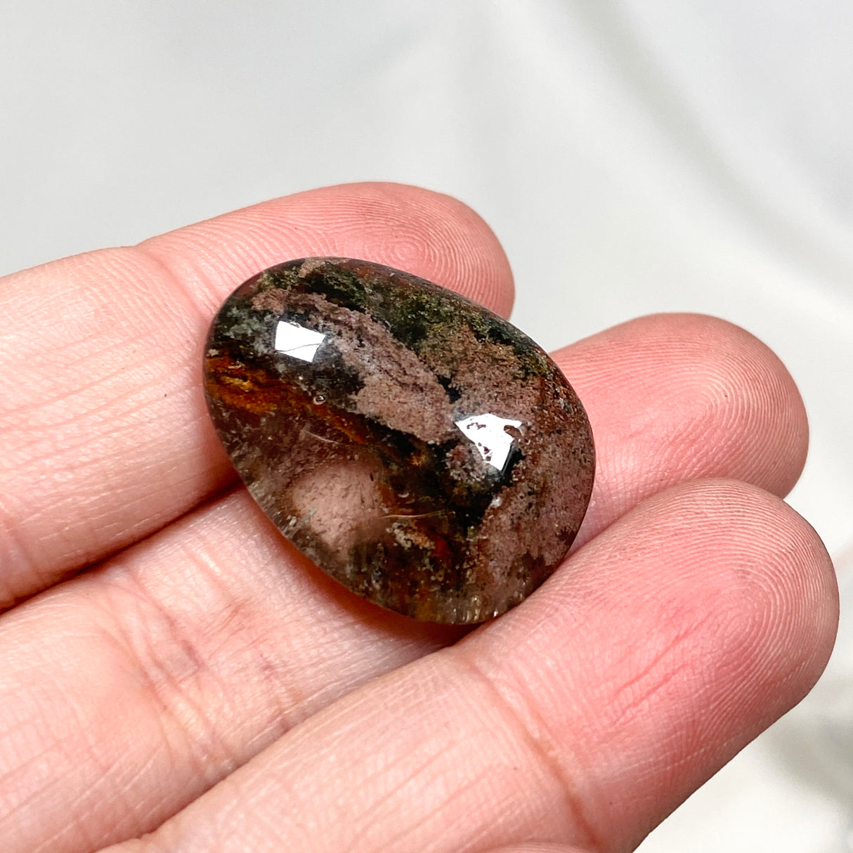 Garden Quartz / Lodolite Tumbled Stones