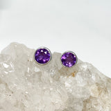 Gemstone Faceted Studs - Round