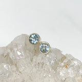 Gemstone Faceted Studs - Round