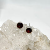 Gemstone Faceted Studs - Round