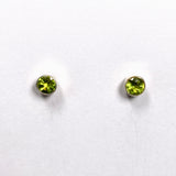 Gemstone Faceted Studs - Round