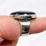 Goldsheen Obsidian Oval Cabochon Ring Size 9 KRGJ3342