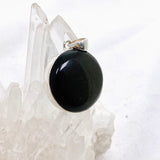 Goldsheen Obsidian Round Cabochon Pendant KPGJ4760