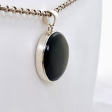 Goldsheen Obsidian Round Cabochon Pendant KPGJ4760