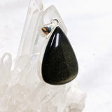 Goldsheen Obsidian Teardrop Cabochon Pendant KPGJ4764