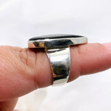 Goldsheen Obsidian Teardrop Cabochon Ring Size 7 KRGJ3343