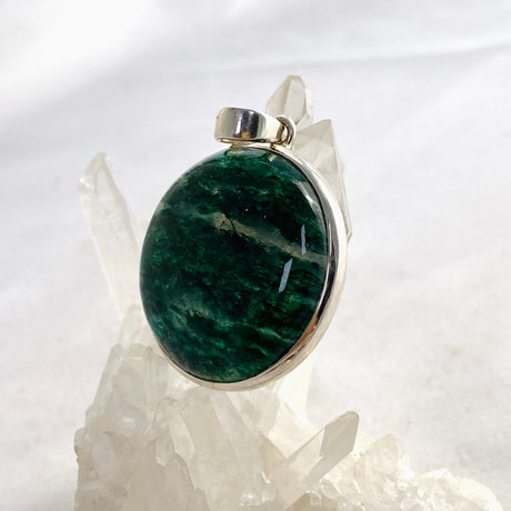 Green Aventurine Round Cabochon Pendant PPGJ846