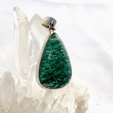 Green Aventurine Teardrop Cabochon Pendant PPGJ847