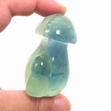 Green Fluorite Mushroom GFM-02