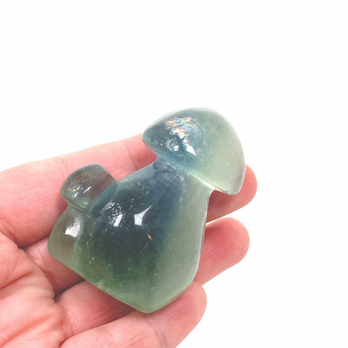 Green Fluorite Mushroom GFM-02