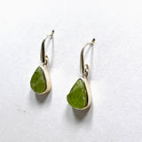 Green Kyanite Raw Teardrop Earrings PEGJ158