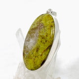 Green Opal (Madagascar) Druzy Oval Cabochon Pendant KPGJ4656