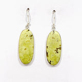 Green Opal Oval Cabochon Earrings KEGJ1538