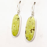 Green Opal Oval Cabochon Earrings KEGJ1538