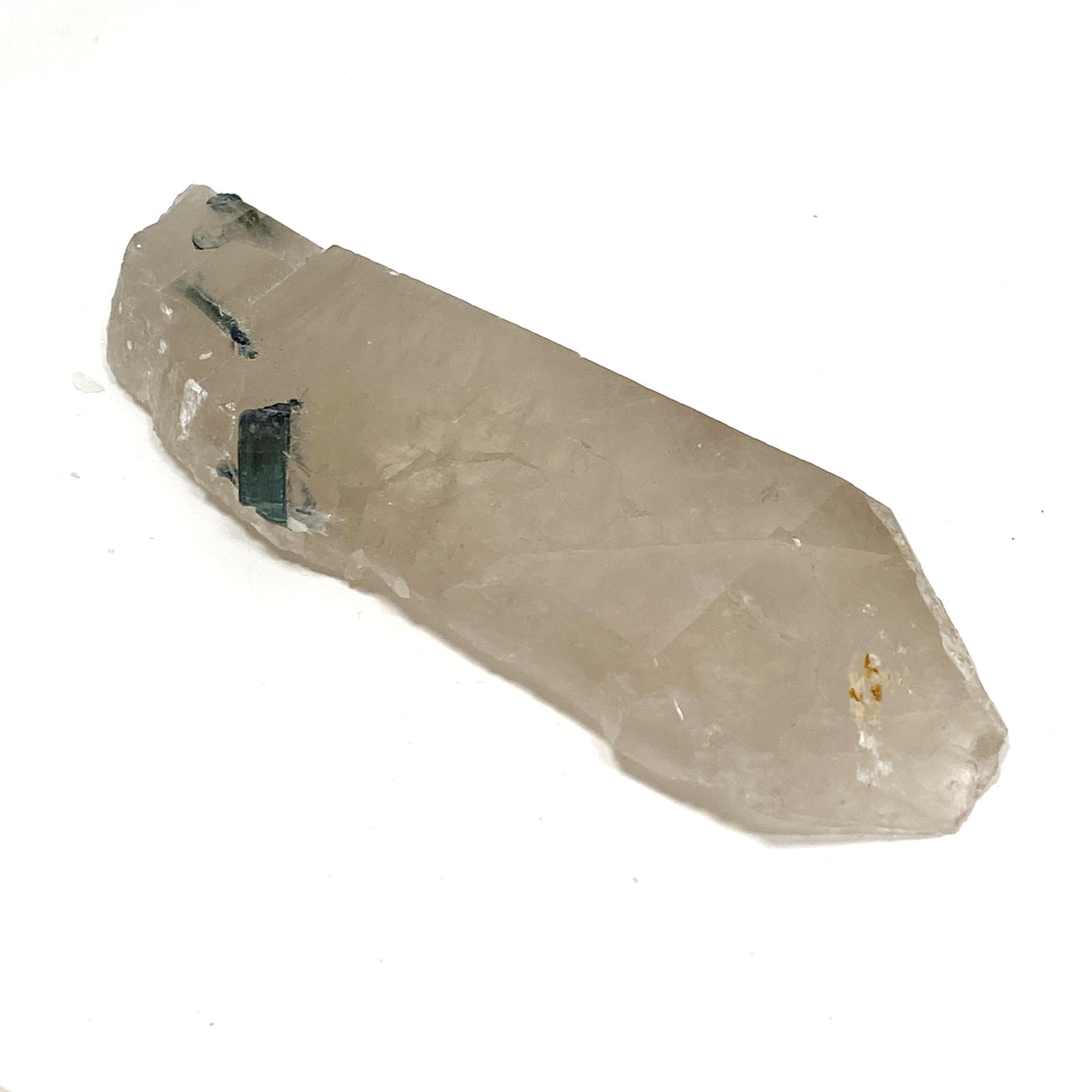 Green Tourmaline on Quartz GTQ-01