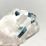 Green Tourmaline on Quartz GTQ-02