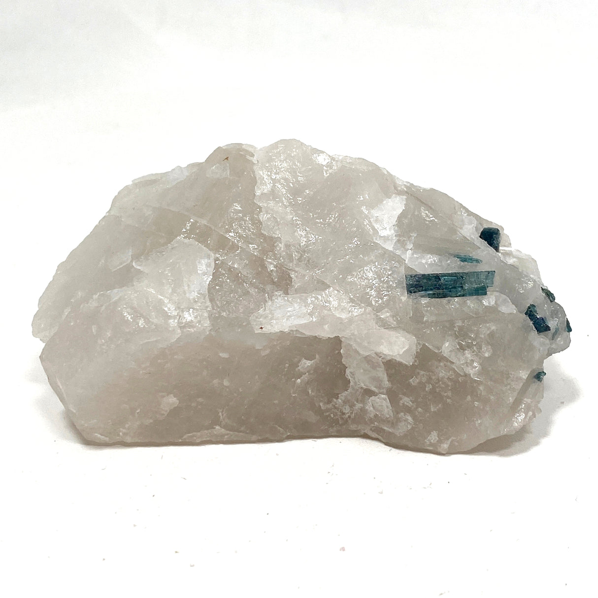 Green Tourmaline on Quartz GTQ-02