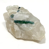 Green Tourmaline on Quartz GTQ-04