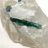 Green Tourmaline on Quartz GTQ-04