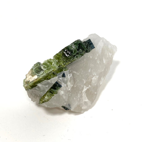 Green Tourmaline on Quartz GTQ-05