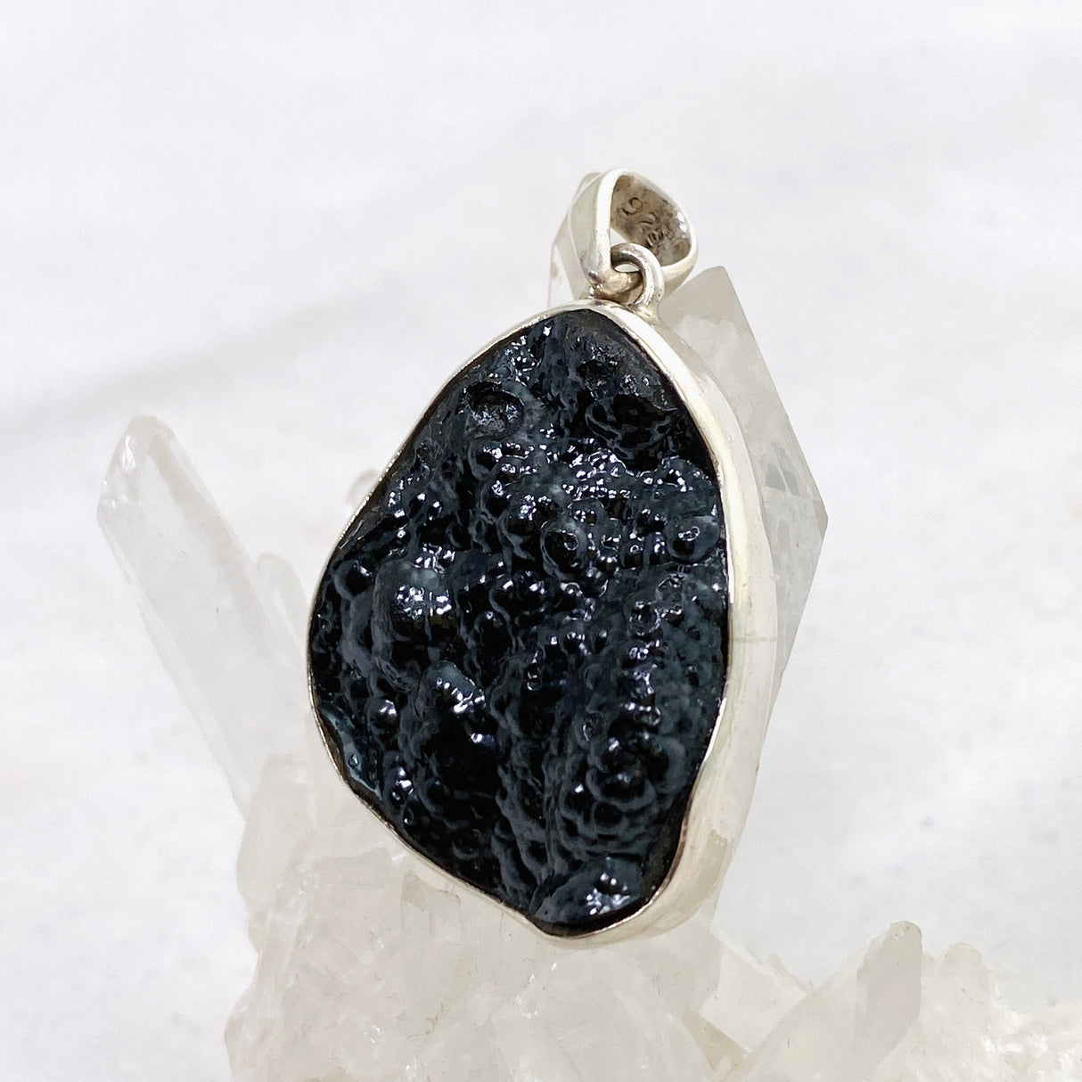 Hematite Raw Crystal Pendant PPGJ849