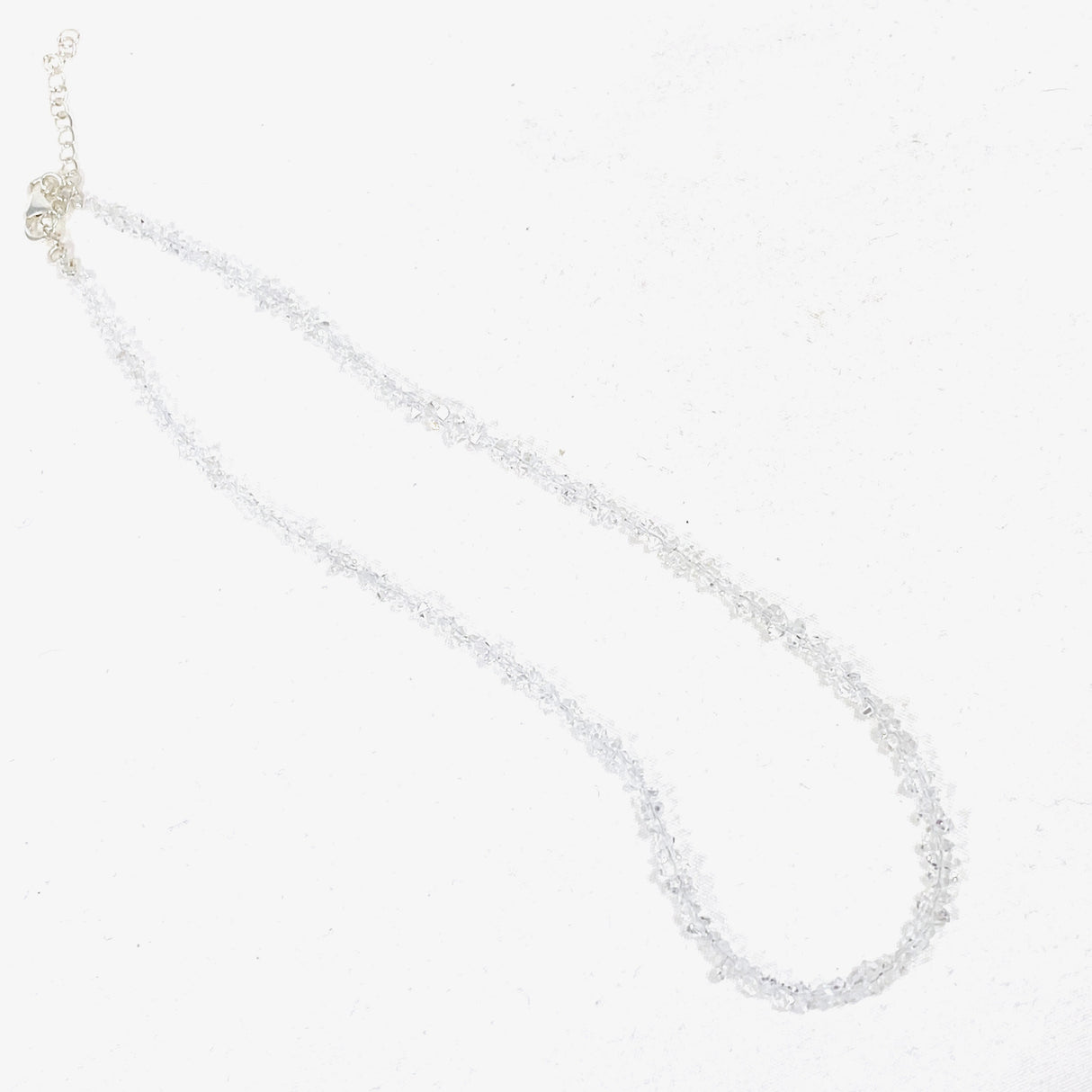 Herkimer Diamond bead necklace