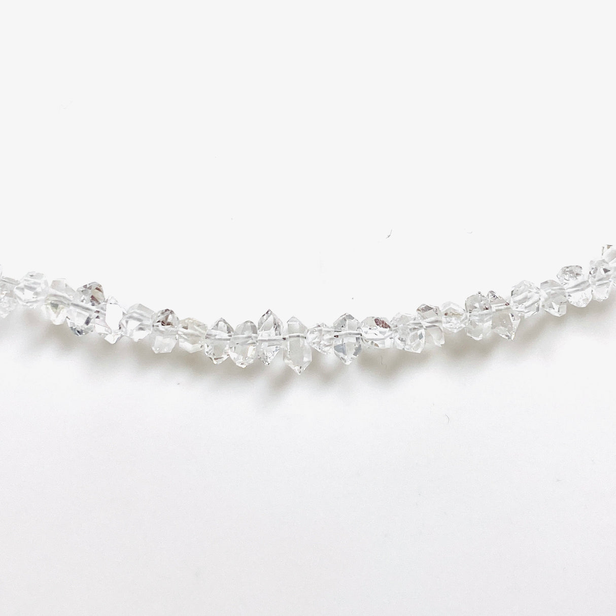 Herkimer Diamond bead necklace