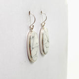 Howlite Oval Cabochon Earrings KEGJ1556