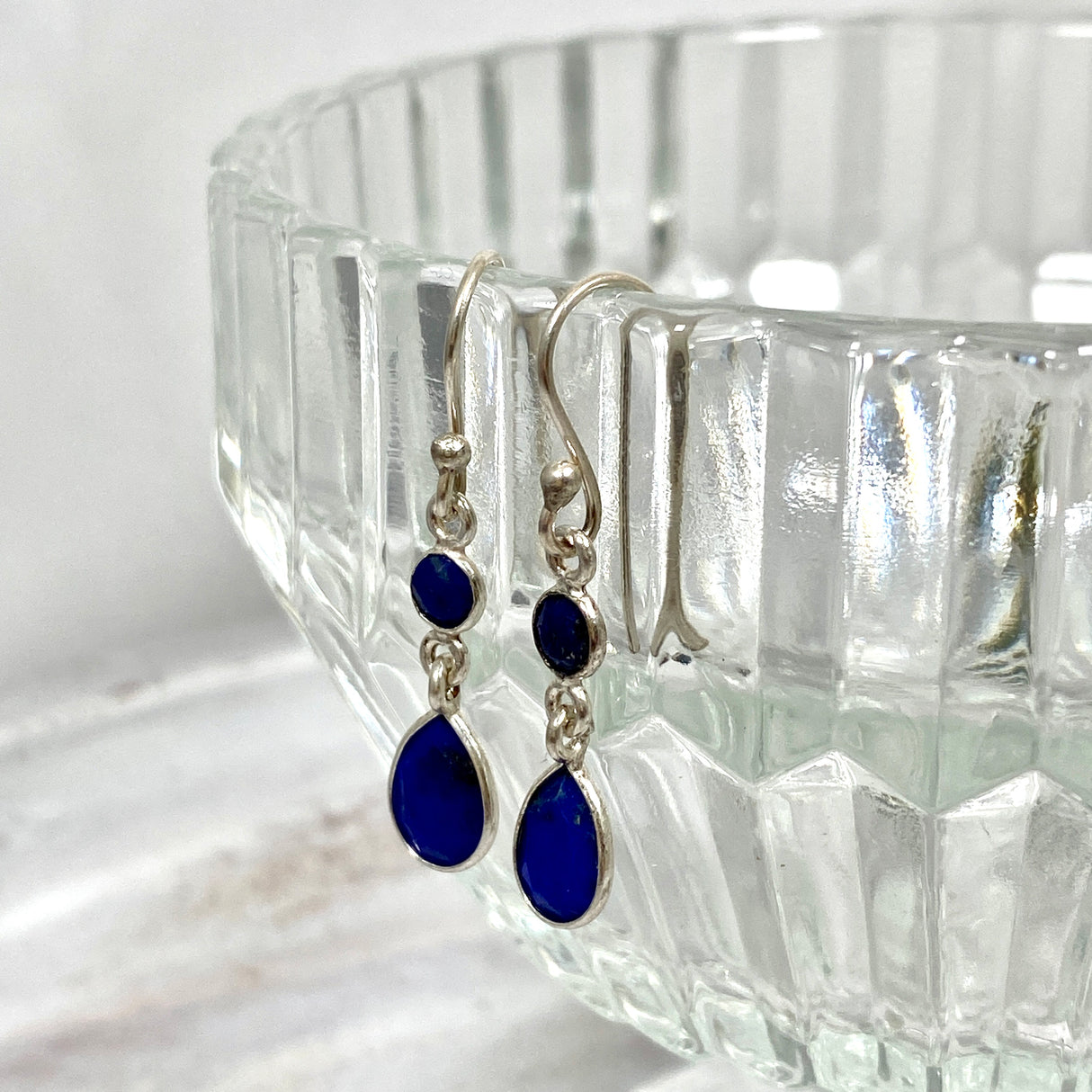 Lapis multi stone earrings KEGJ1169