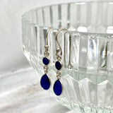 Lapis multi stone earrings KEGJ1169