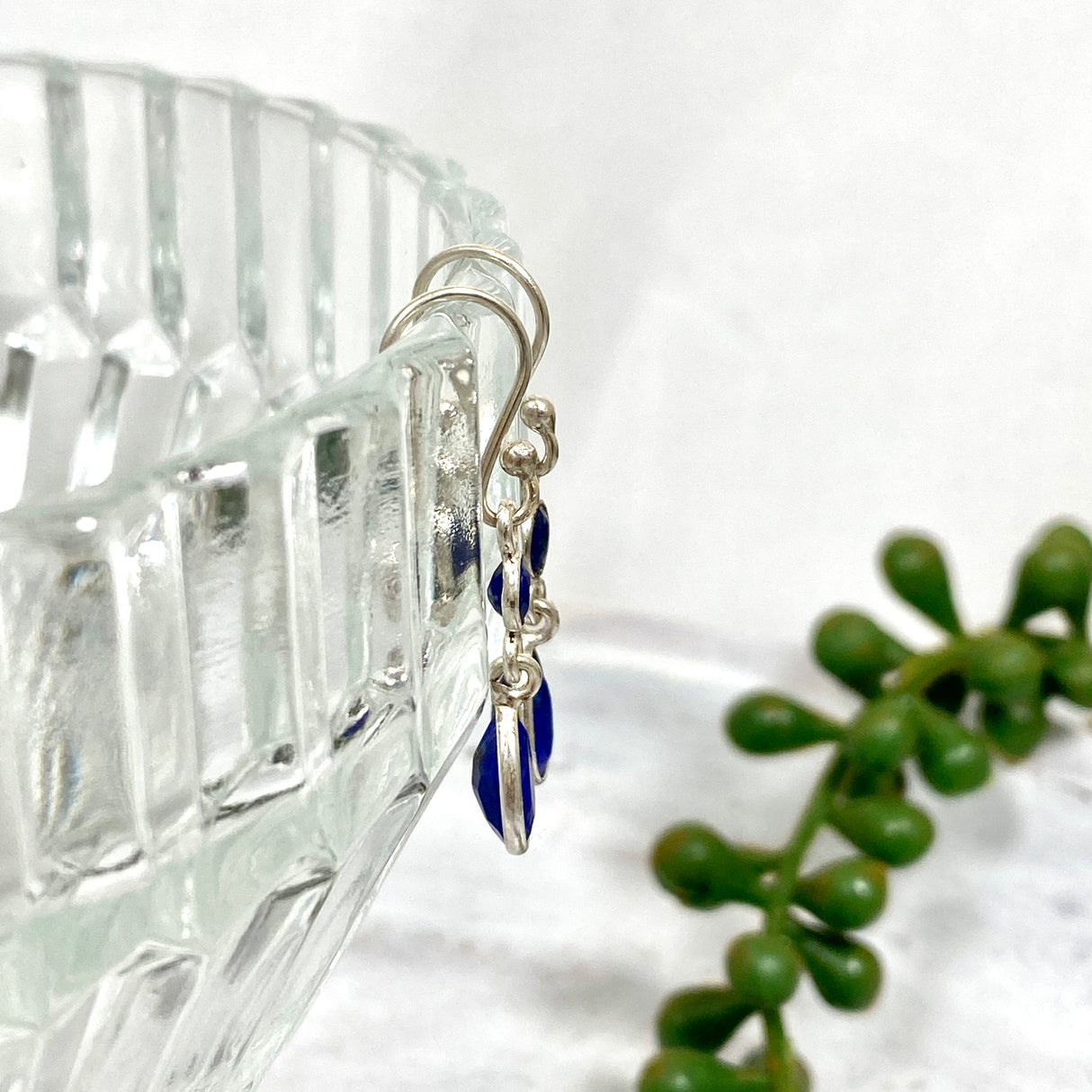 Lapis multi stone earrings KEGJ1169