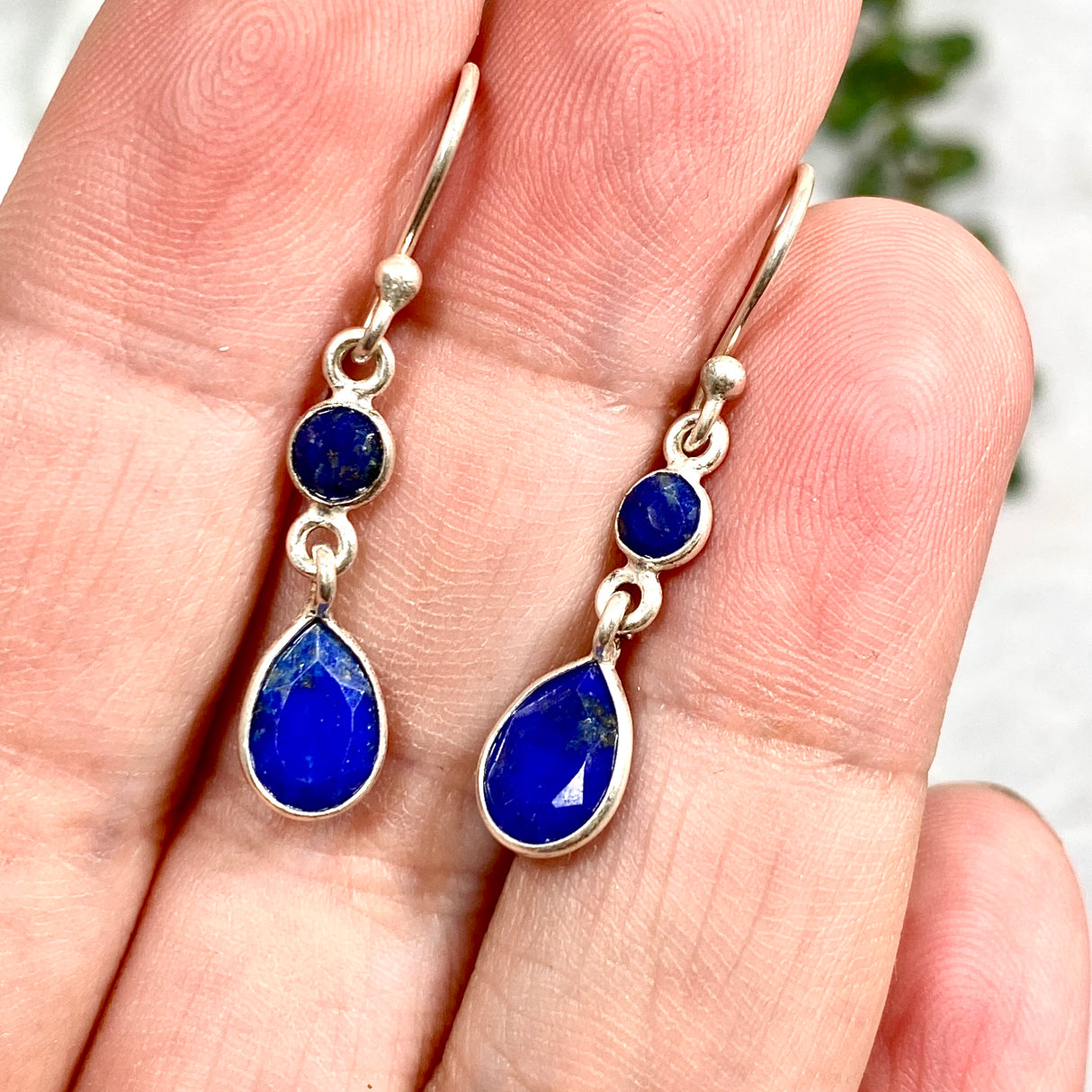 Lapis multi stone earrings KEGJ1169