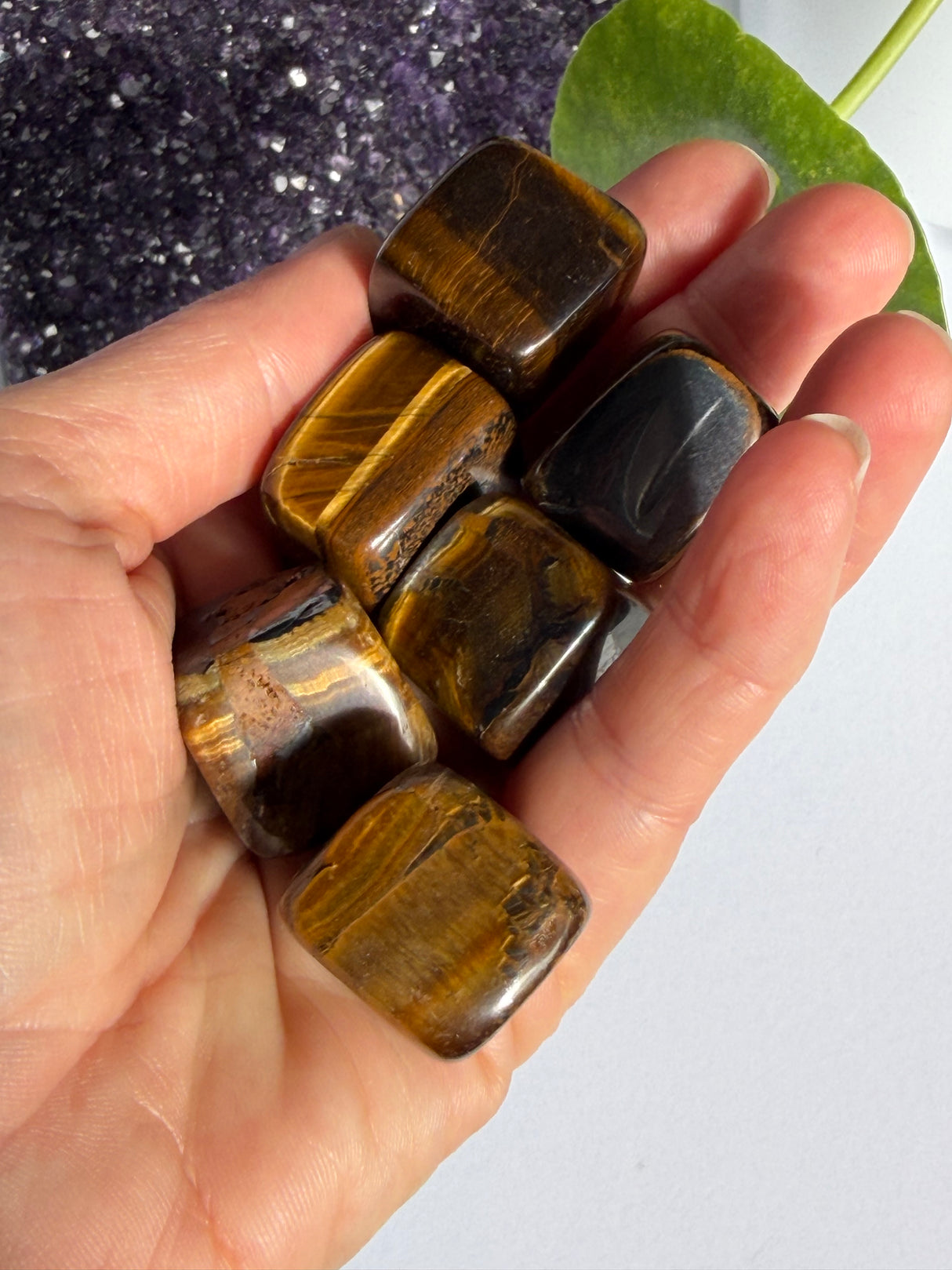 Golden Tiger’s Eye Polished Cube