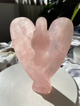 Rose Quartz Angel Goddess large 16cm