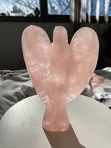 Rose Quartz Angel Goddess large 16cm