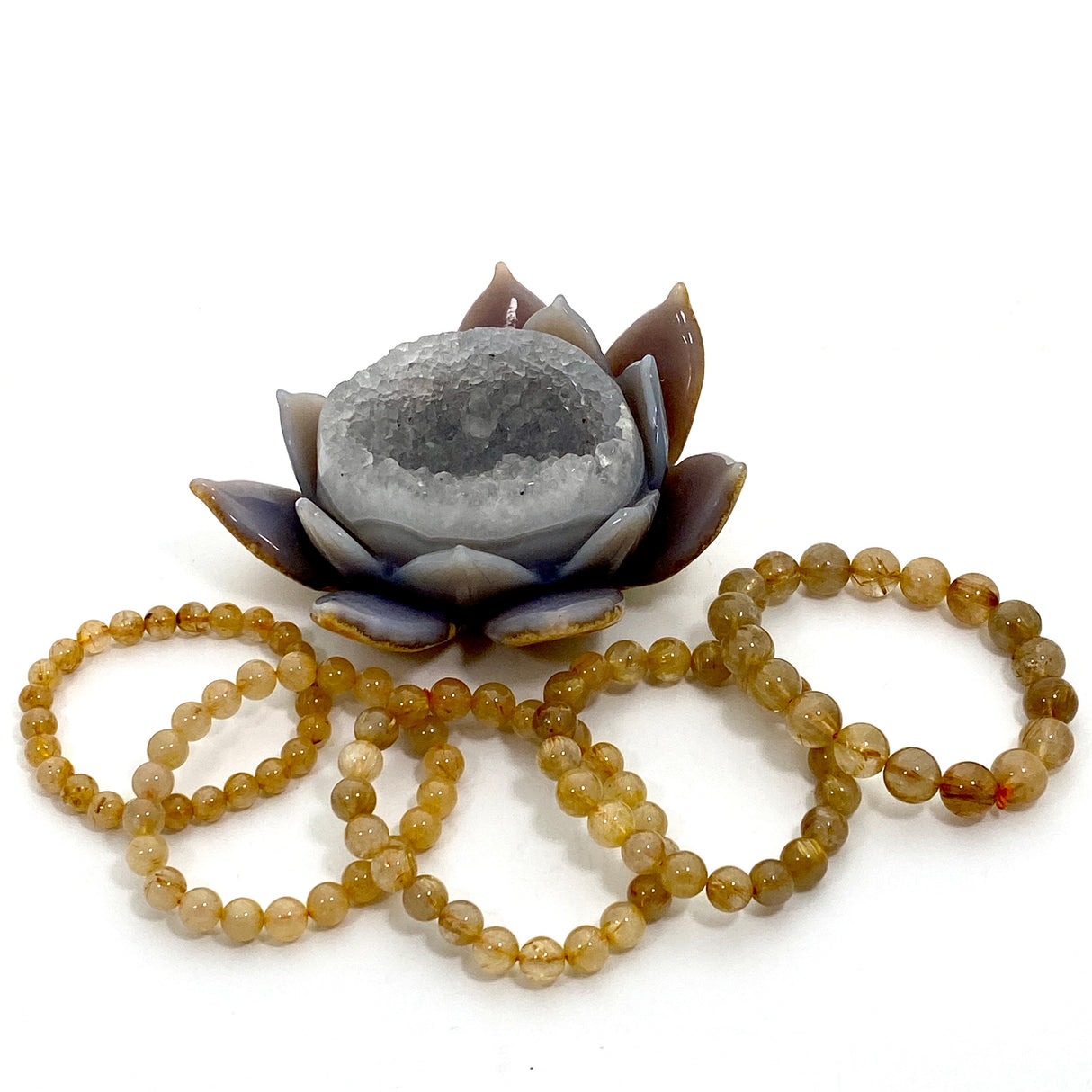 Golden Rutilated Quartz Bracelet