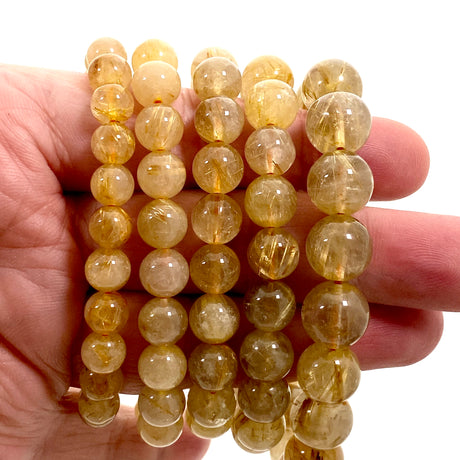 Golden Rutilated Quartz Bracelet