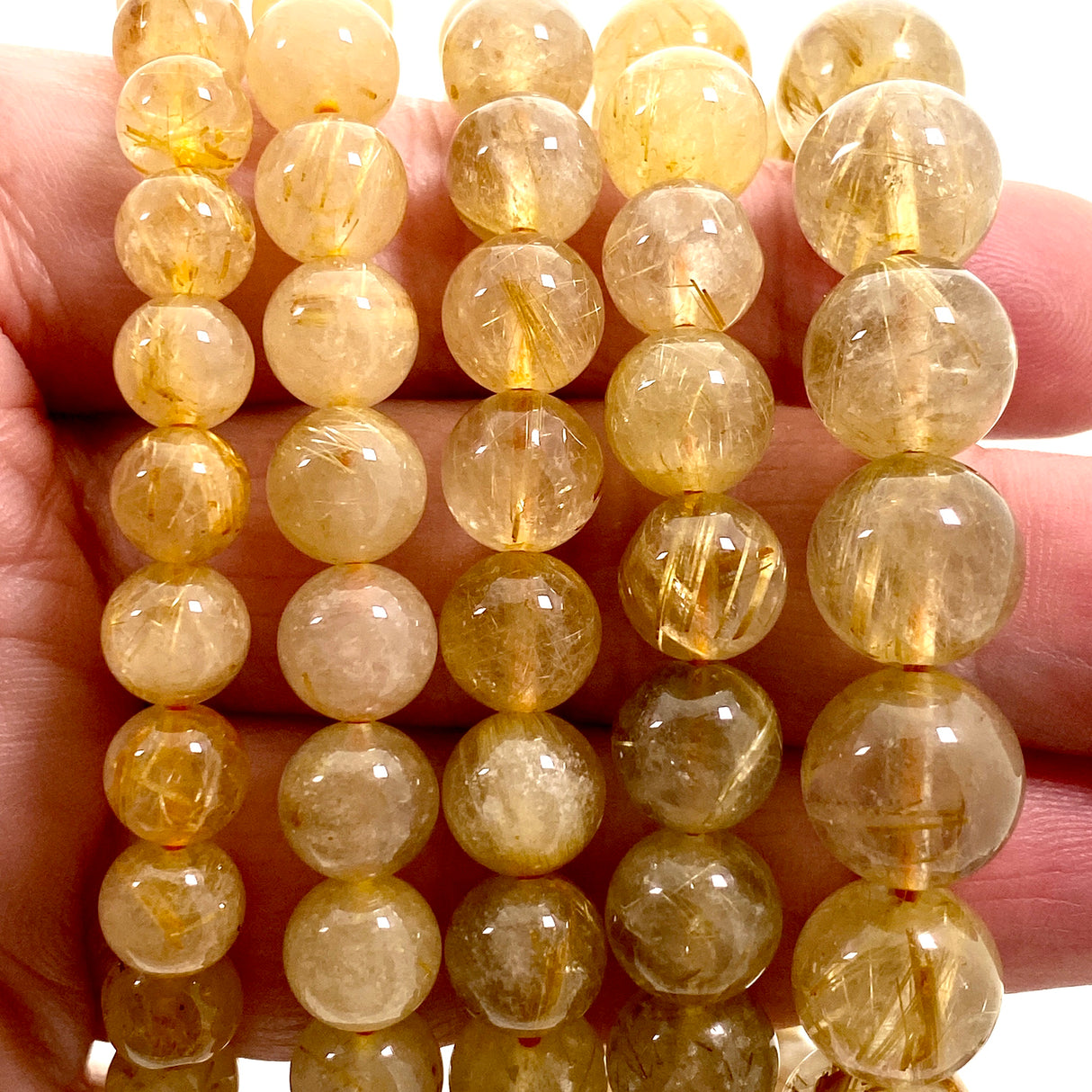 Golden Rutilated Quartz Bracelet