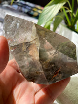 Garden Quartz (Lodolite) Double-Terminated Polished Crystal | GQF-03