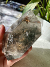Garden Quartz (Lodolite) Double-Terminated Polished Crystal | GQF-03