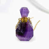 Amethyst perfume bottle / spell jar PB-AME