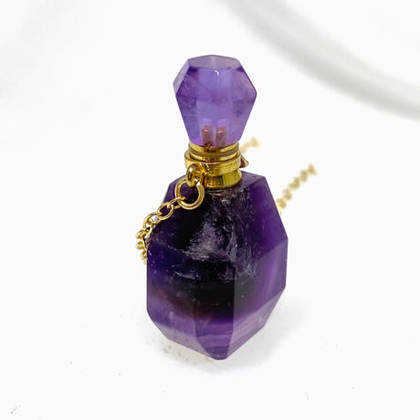 Amethyst perfume bottle / spell jar PB-AME