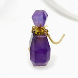 Amethyst perfume bottle / spell jar PB-AME