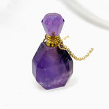 Amethyst perfume bottle / spell jar PB-AME