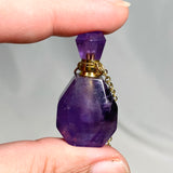 Amethyst perfume bottle / spell jar PB-AME