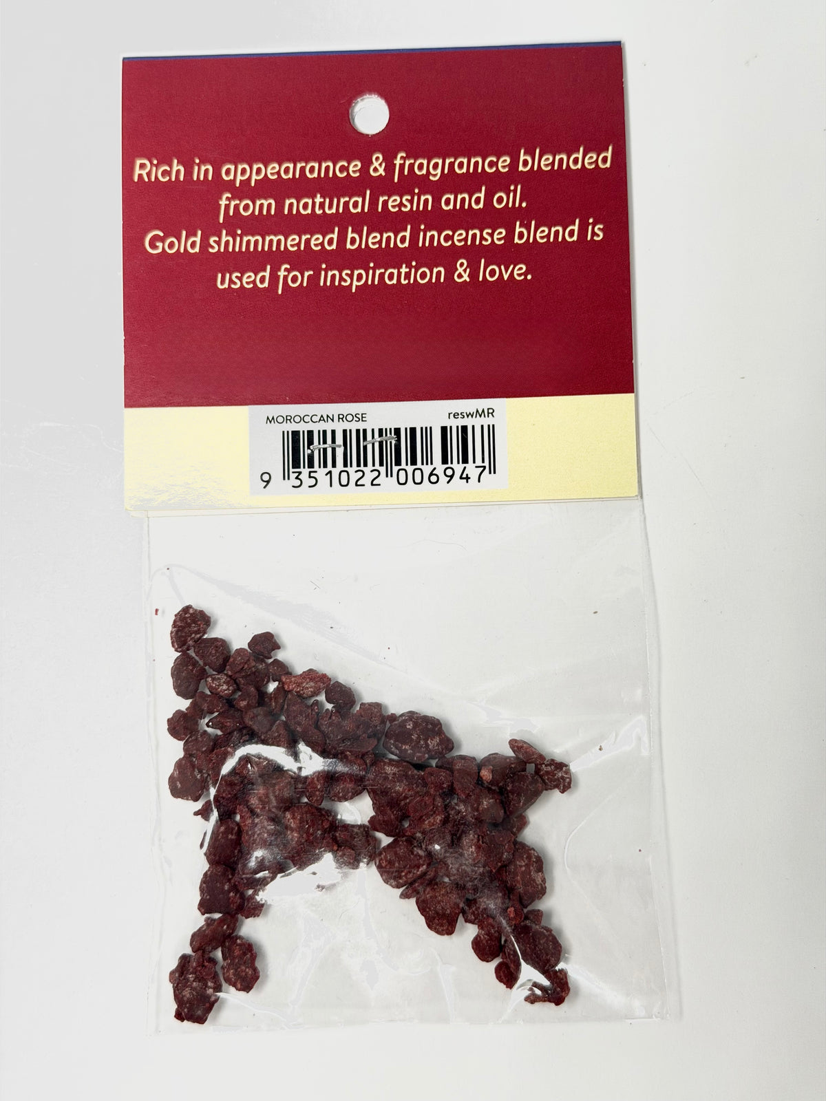 Moroccan Rose Resin Incense 7g