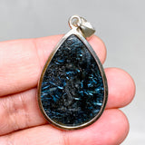 Nuummite Teardrop Cabochon Pendant BTP-66