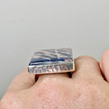 Sodalite square statement ring s.11 KRGJ938