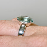 Fluorite Oval Faceted Ring s.9 PRGJ303a