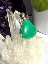 Chrysoprase Teardrop Pendant KPGJ3922